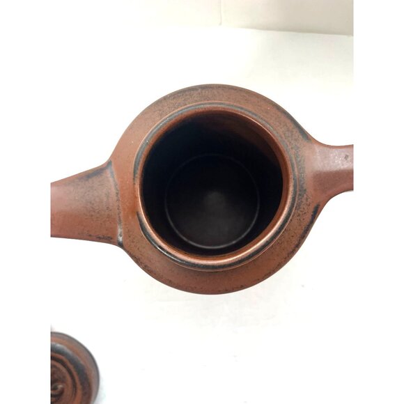 Vintage Arabia Of Finland Ruska Coffee Pot & Lid By Ulla Procope Brown Ceramic 1 - Picture 7 of 10